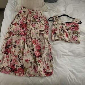 Abercrombie matching top and skirt